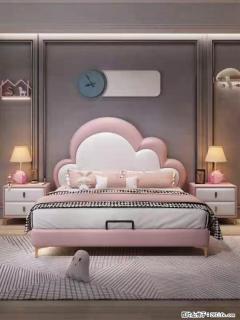 佛山大厂货，高质量仿真皮，实木床边，高密度海绵，带实木床板，全新包装，特价处理 - 连云港28生活网 lyg.28life.com